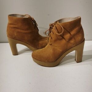 Michael Kors | Platform Suede Ankle Boots